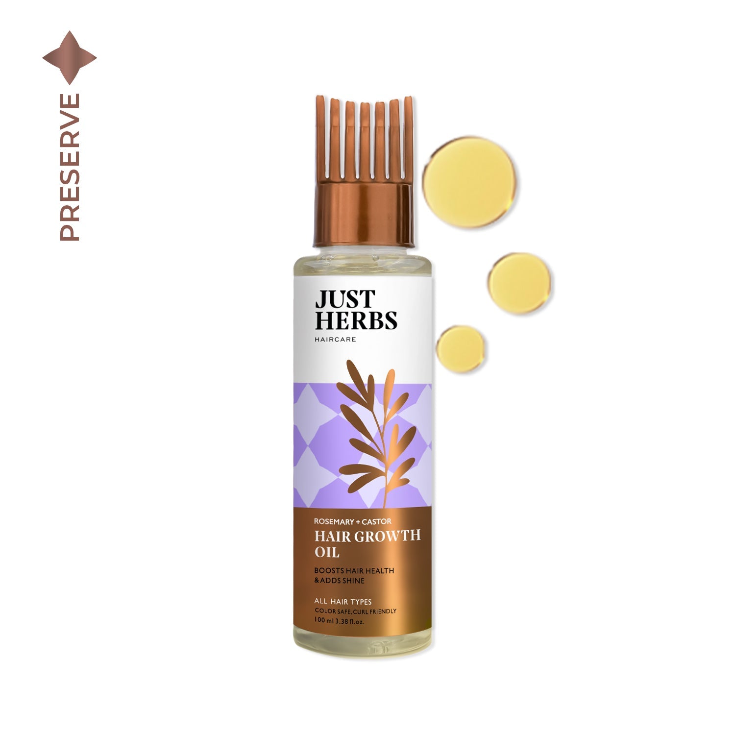 Hair Growth Oil  with Rosemary and Castor 100ml