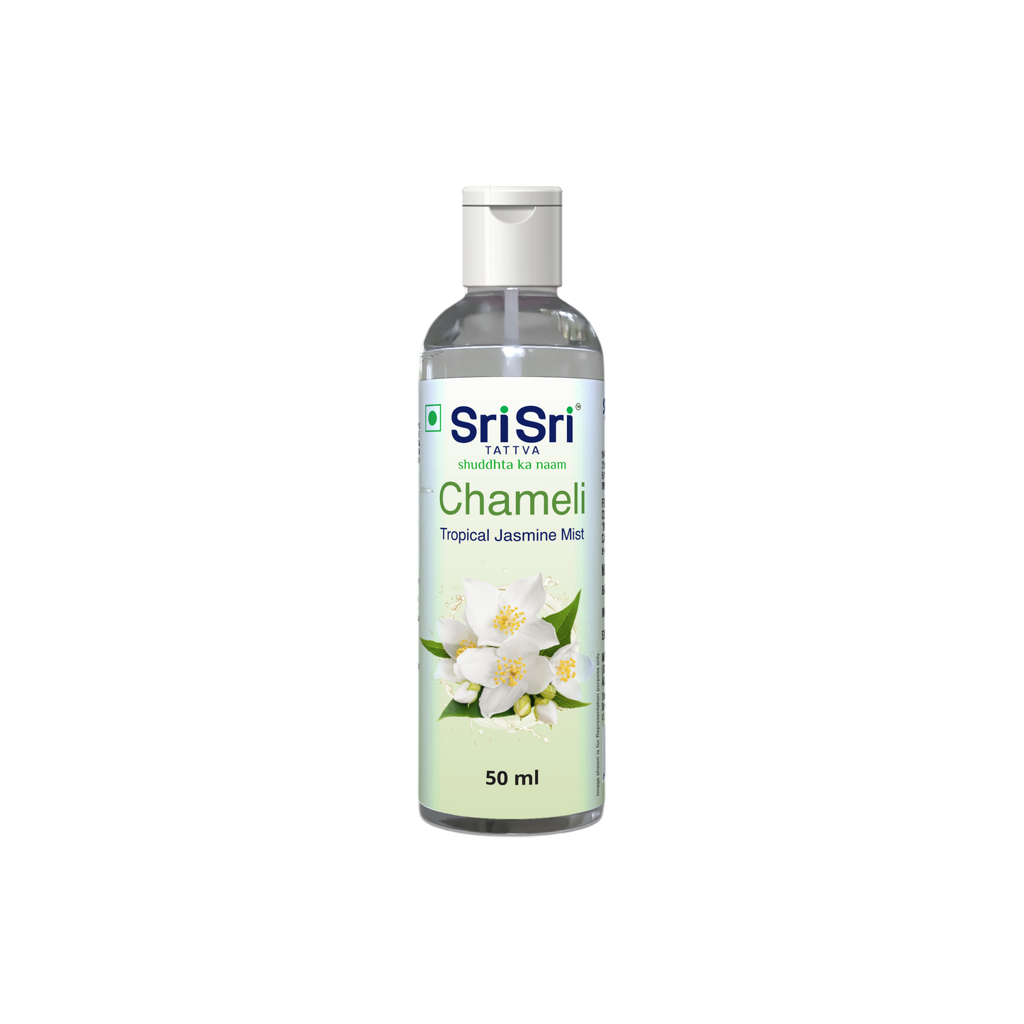 Chameli - Tropical Jasmine Mist | Keep Your Skin Calm And Refreshed | Cleanser, Moisturiser, Toner, Fragrance | Flip Top Bottle | 50 ml 50ml