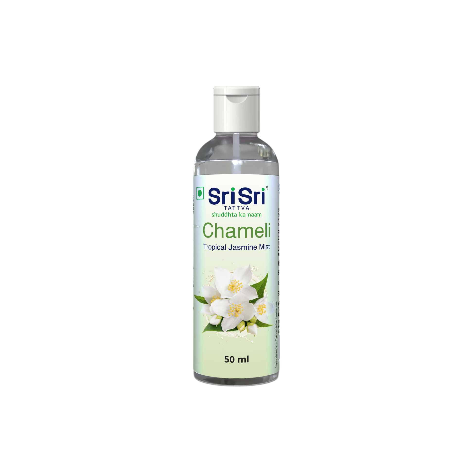 Chameli - Tropical Jasmine Mist | Keep Your Skin Calm And Refreshed | Cleanser, Moisturiser, Toner, Fragrance | Flip Top Bottle | 50 ml 50ml