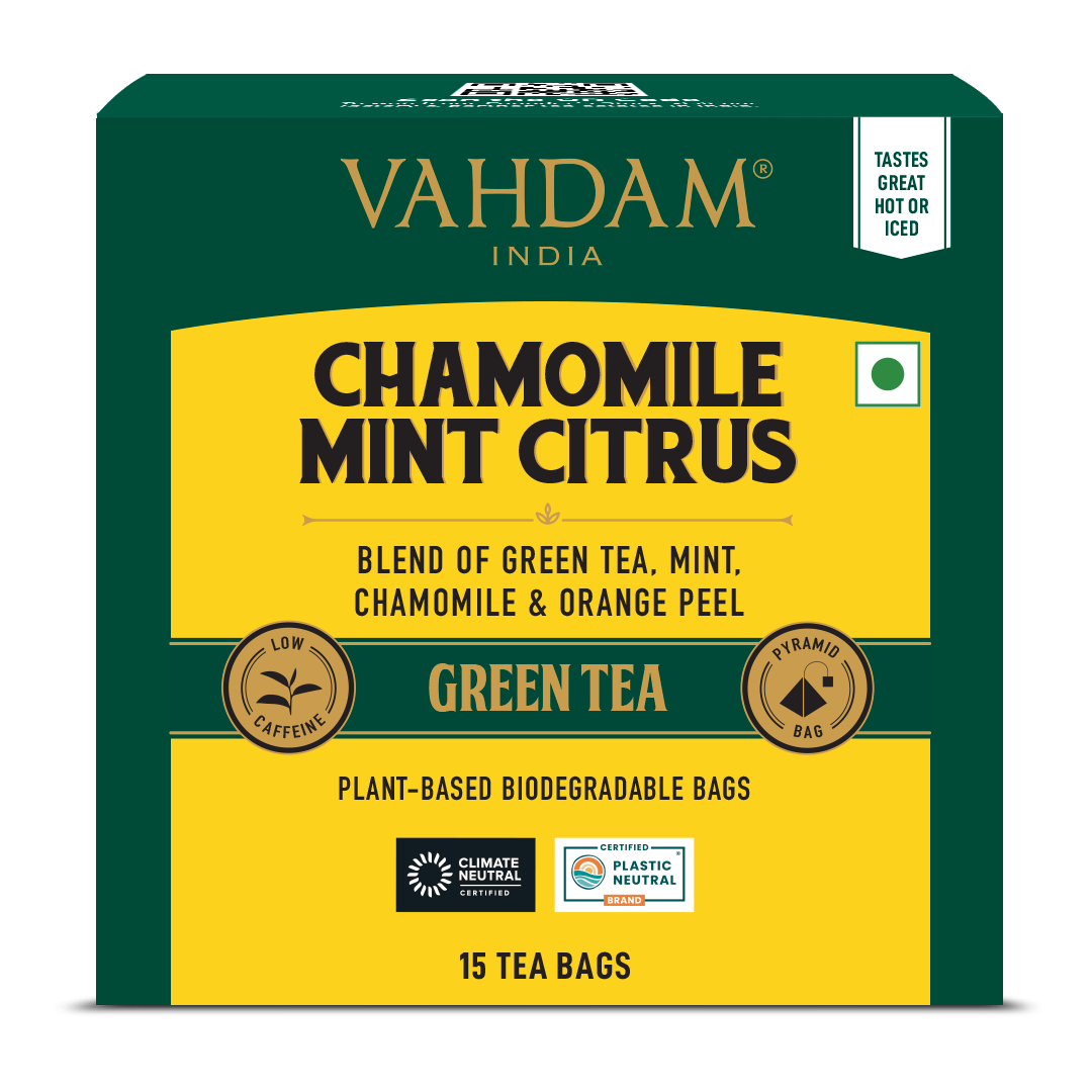 Chamomile Mint Citrus Green Tea, 15 Count 15 Count
