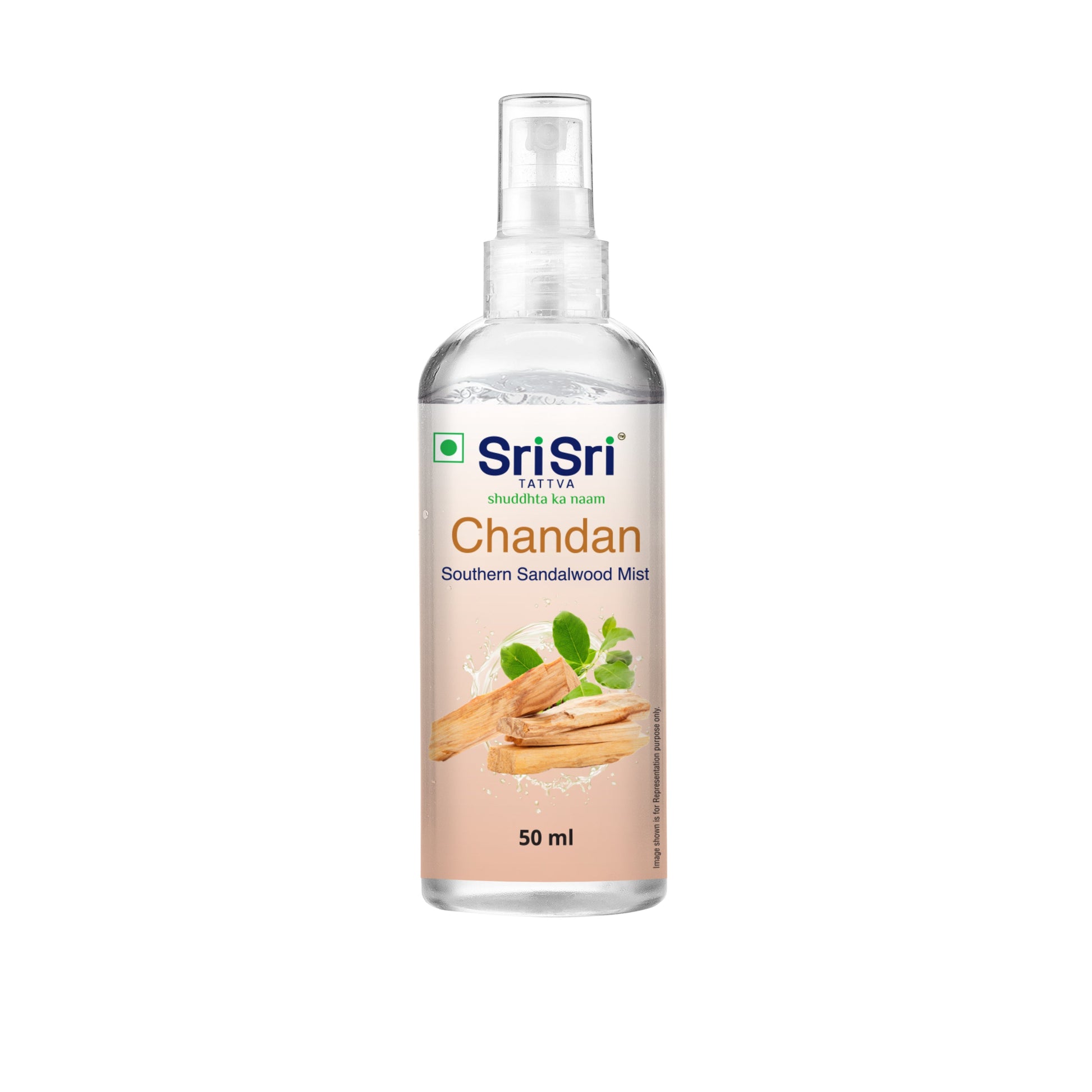 Chandan - Southern Sandalwood Mist | Keep Your Skin Calm And Refreshed | Cleanser, Moisturiser, Toner, Fragrance | Spray Bottle | 50 ml 50ml