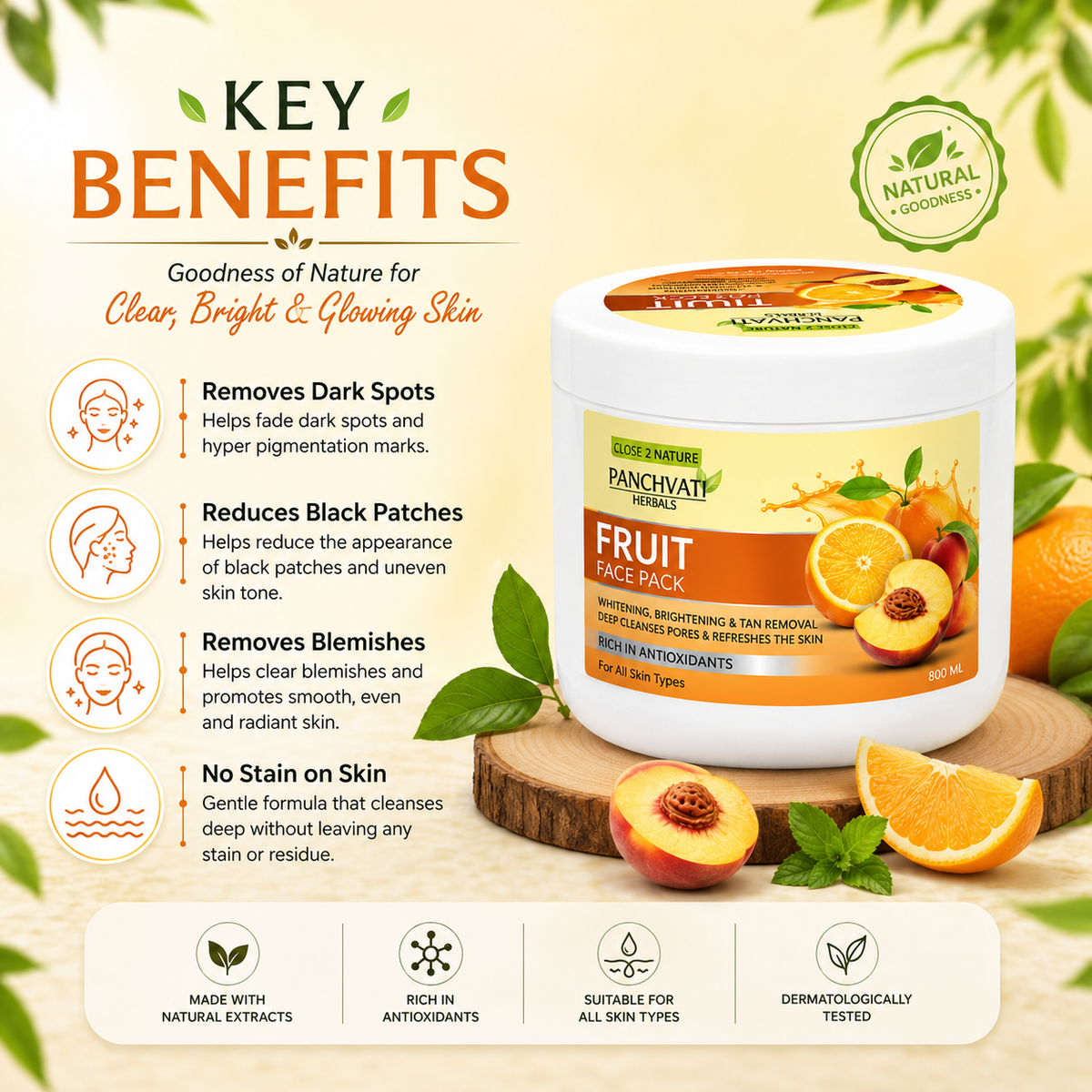 Fruit Face Pack 800ml