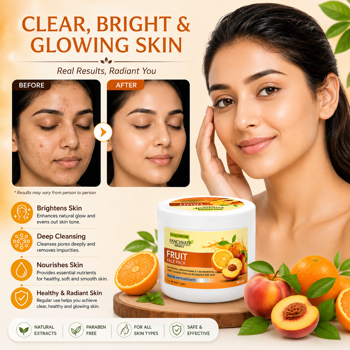 Fruit Face Pack 800ml