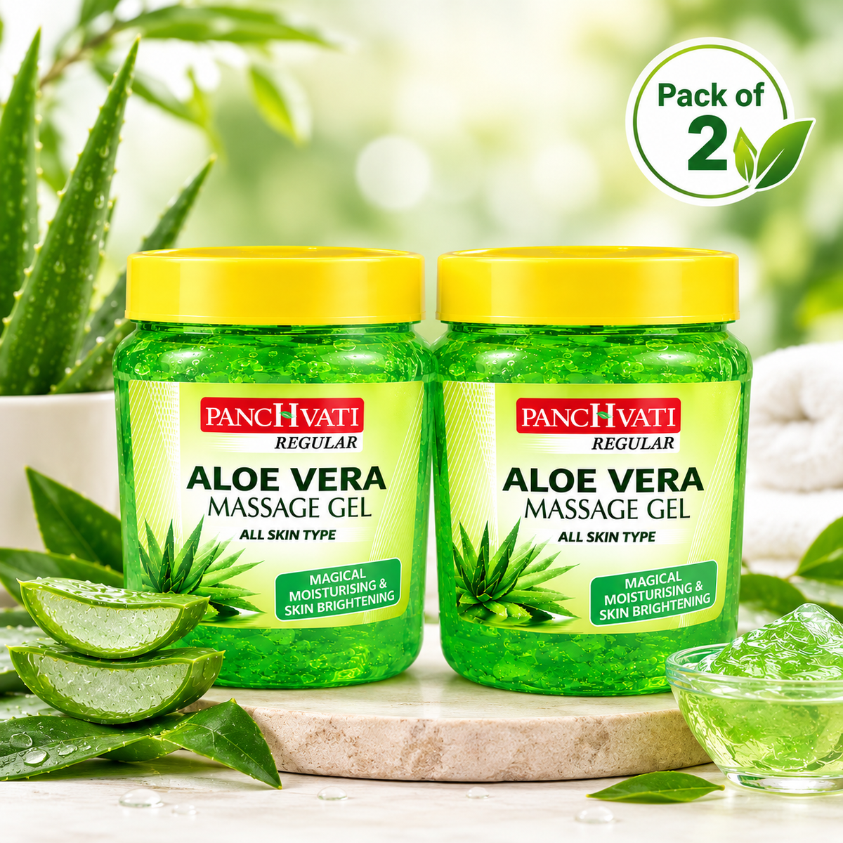 Aloe Vera Massage Gel 500ml x 2