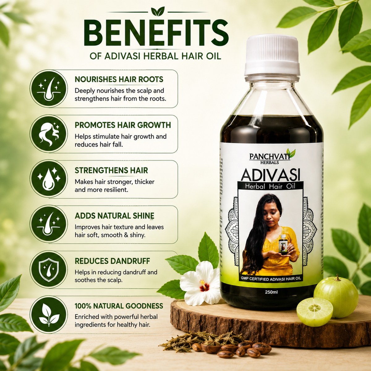 Adivashi Hair Oil 250ml