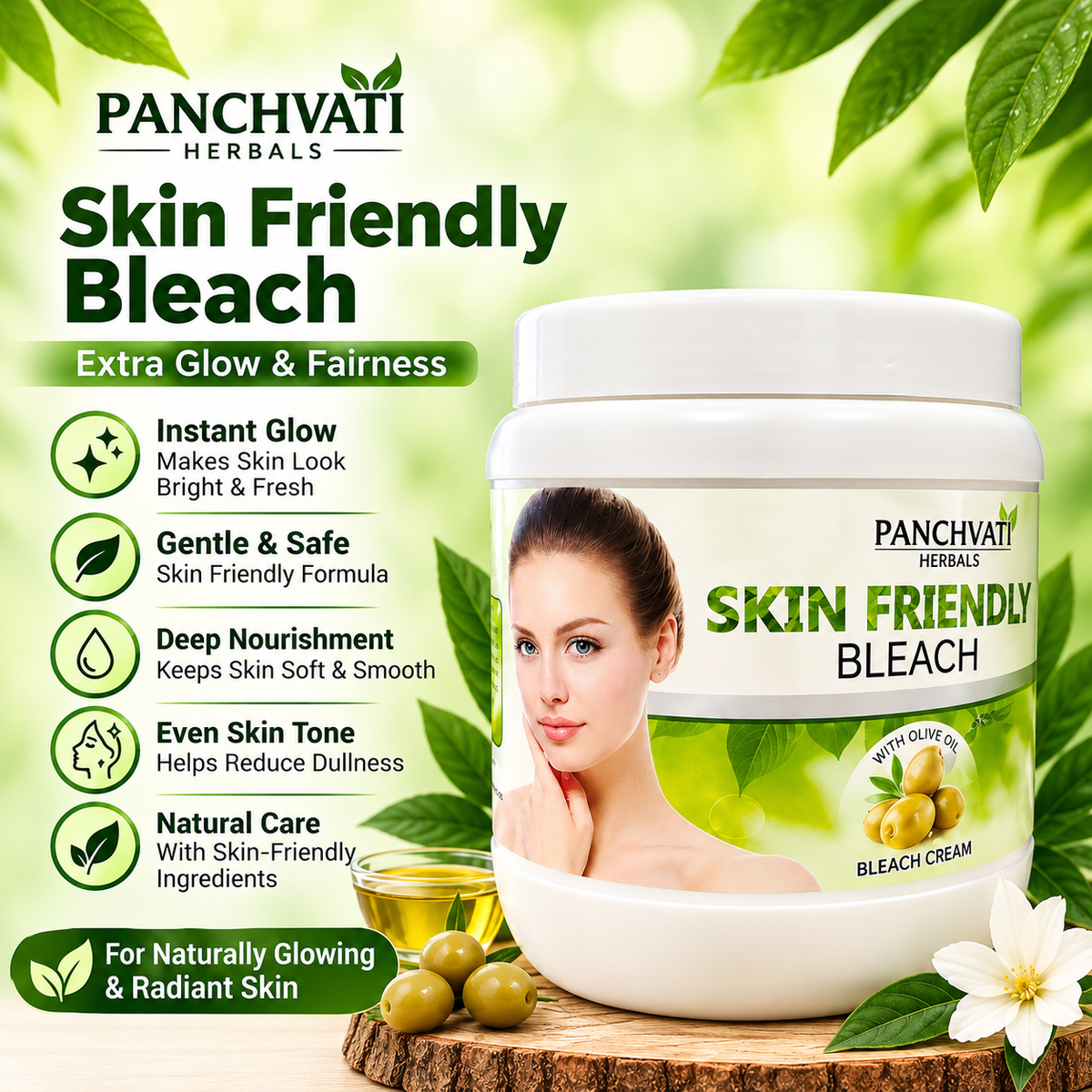 Skin Friendly Bleach Cream 900g
