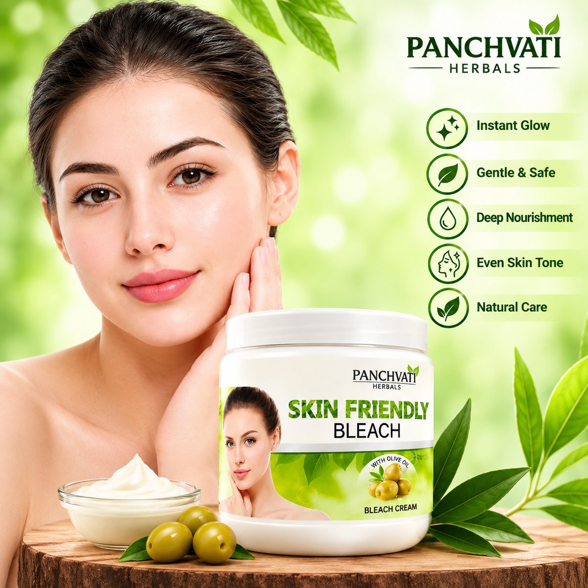 Skin Friendly Bleach Cream 900g