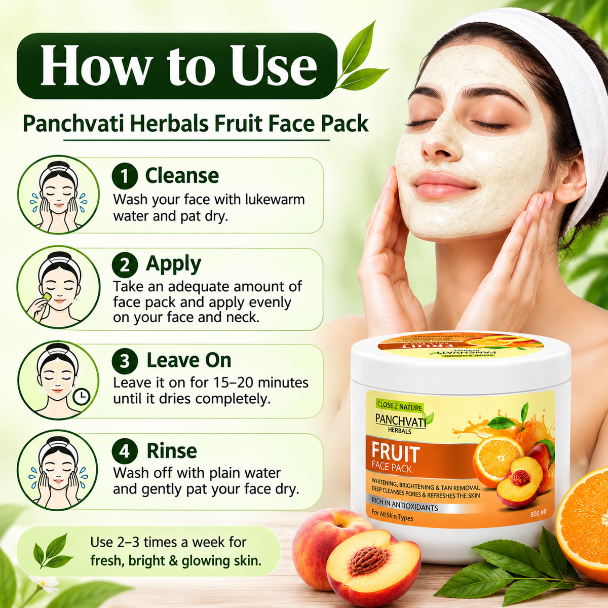 Fruit Face Pack 800ml