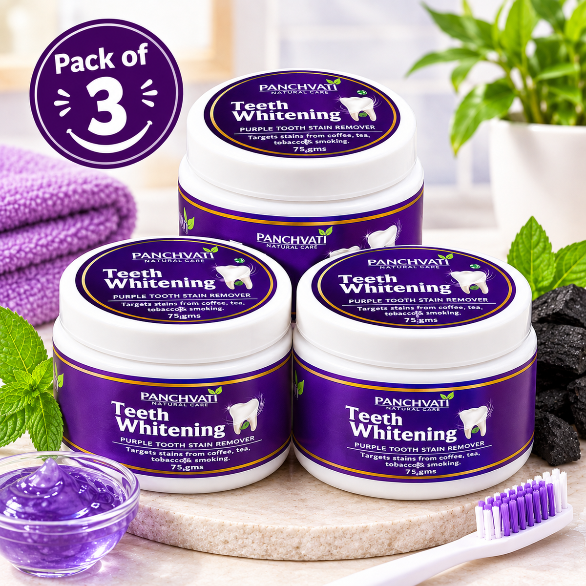 Purple Teeth Whitening Gel 75g x 2