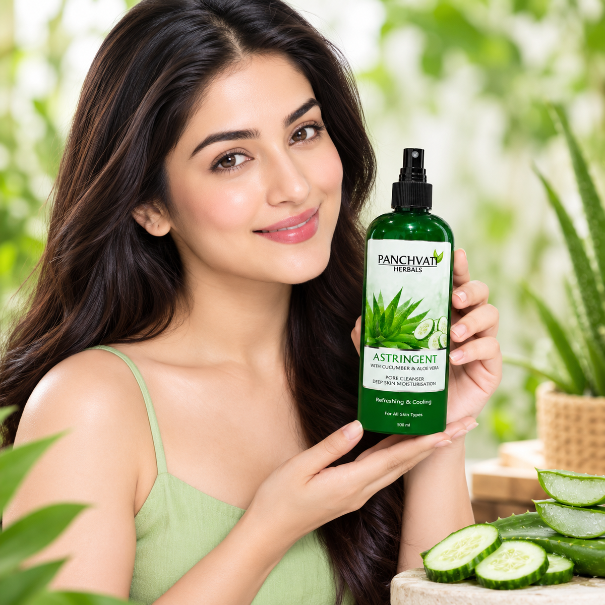 Astringent with Aloe Vera & Cucumber 500ml