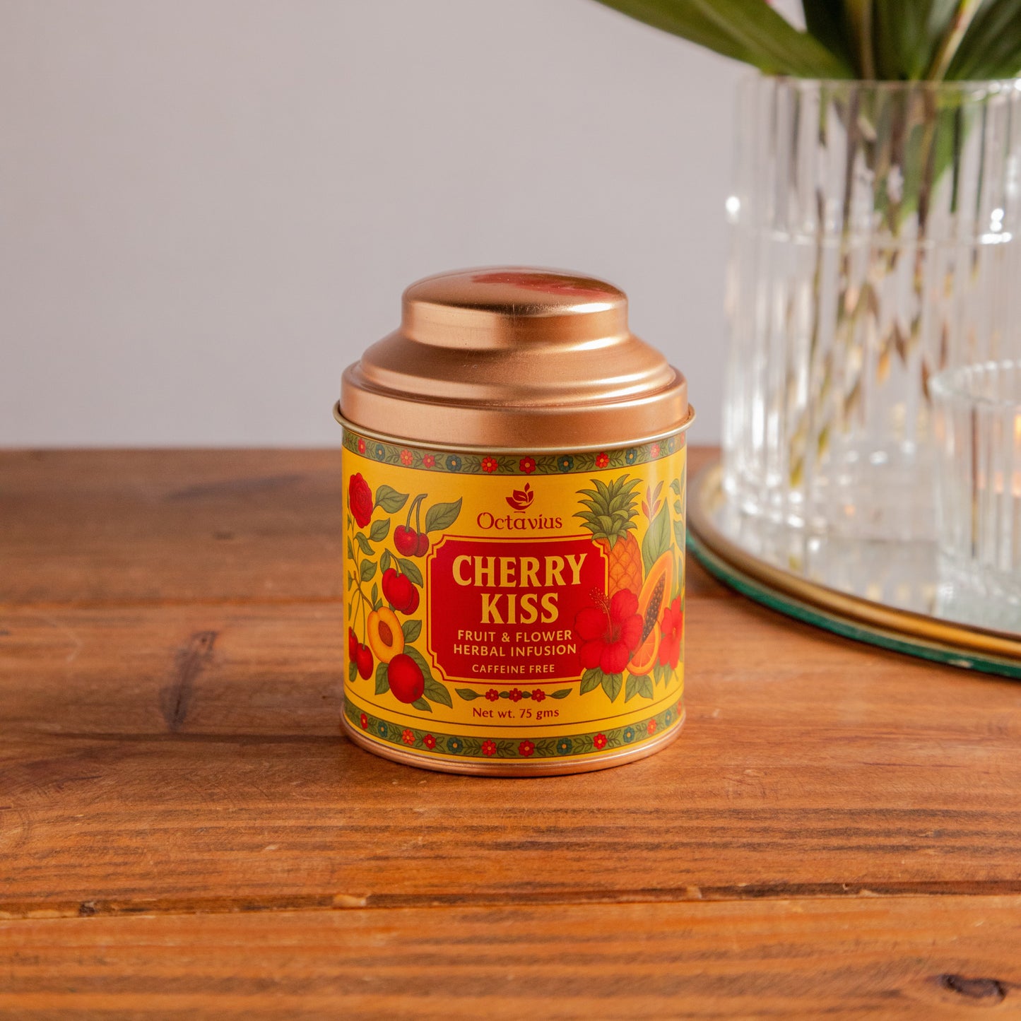 Octavius Cherry Kiss – Fruit & Flower Herbal Infusion (75g) 75g