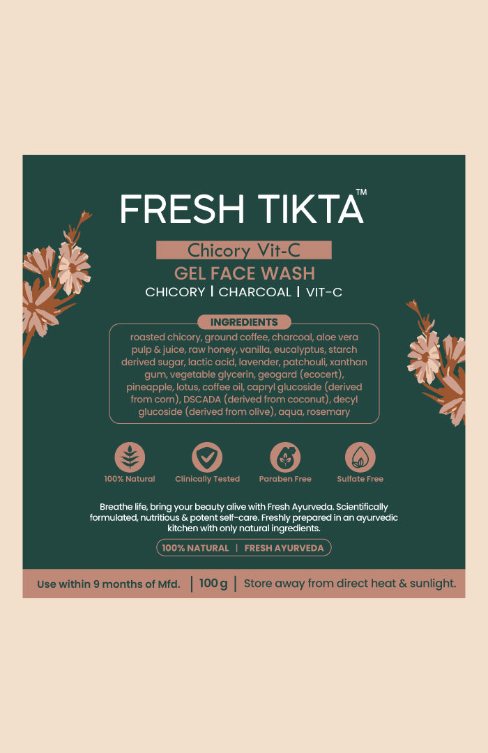 Men's Brightening & Oil Balance Tikta Face Wash 100g × 1