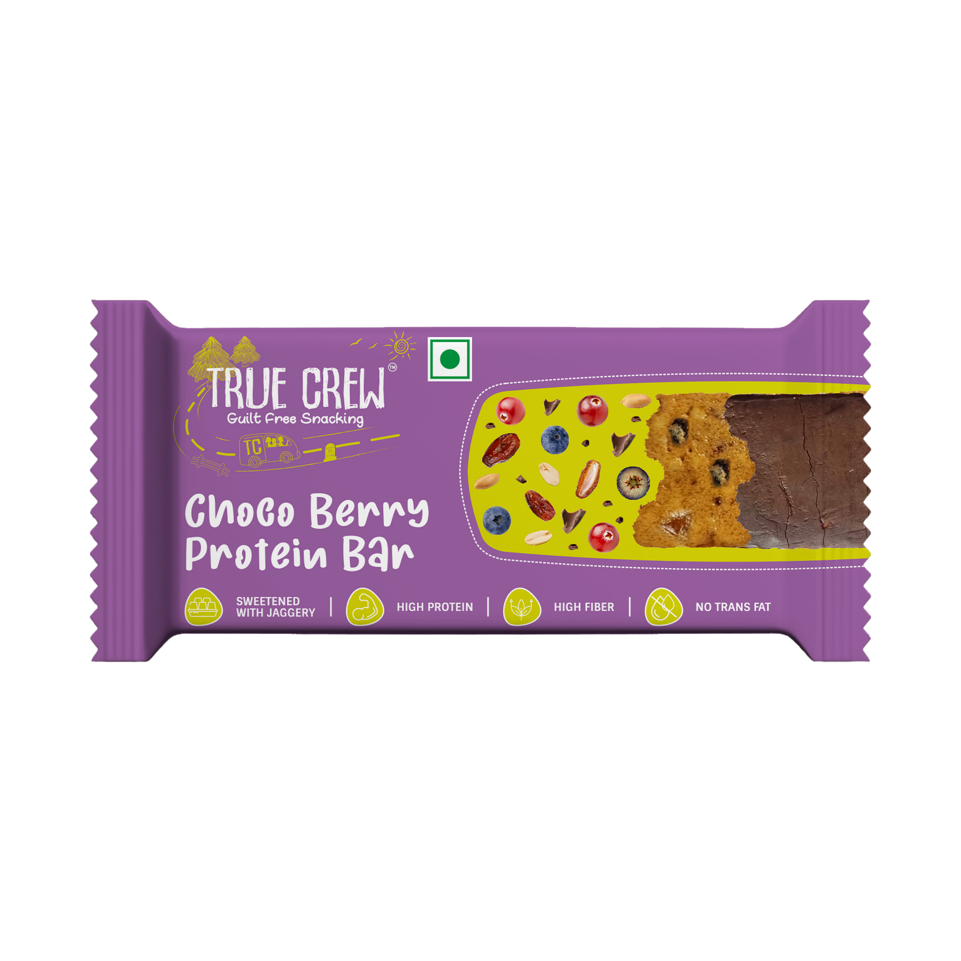 【Sri Sri Tattva】 Choco Berry Protein Bar｜ チョコベリー プロテインバー｜ 25g