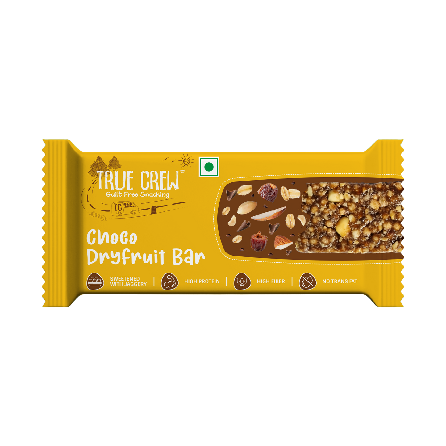 【Sri Sri Tattva】 Choco Dryfruit Bar｜ チョコ ドライフルーツバー｜ 25g