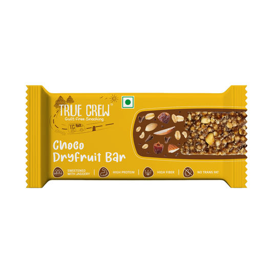 TRUE CREW - Choco Dryfruit Bar, 25 g 25g