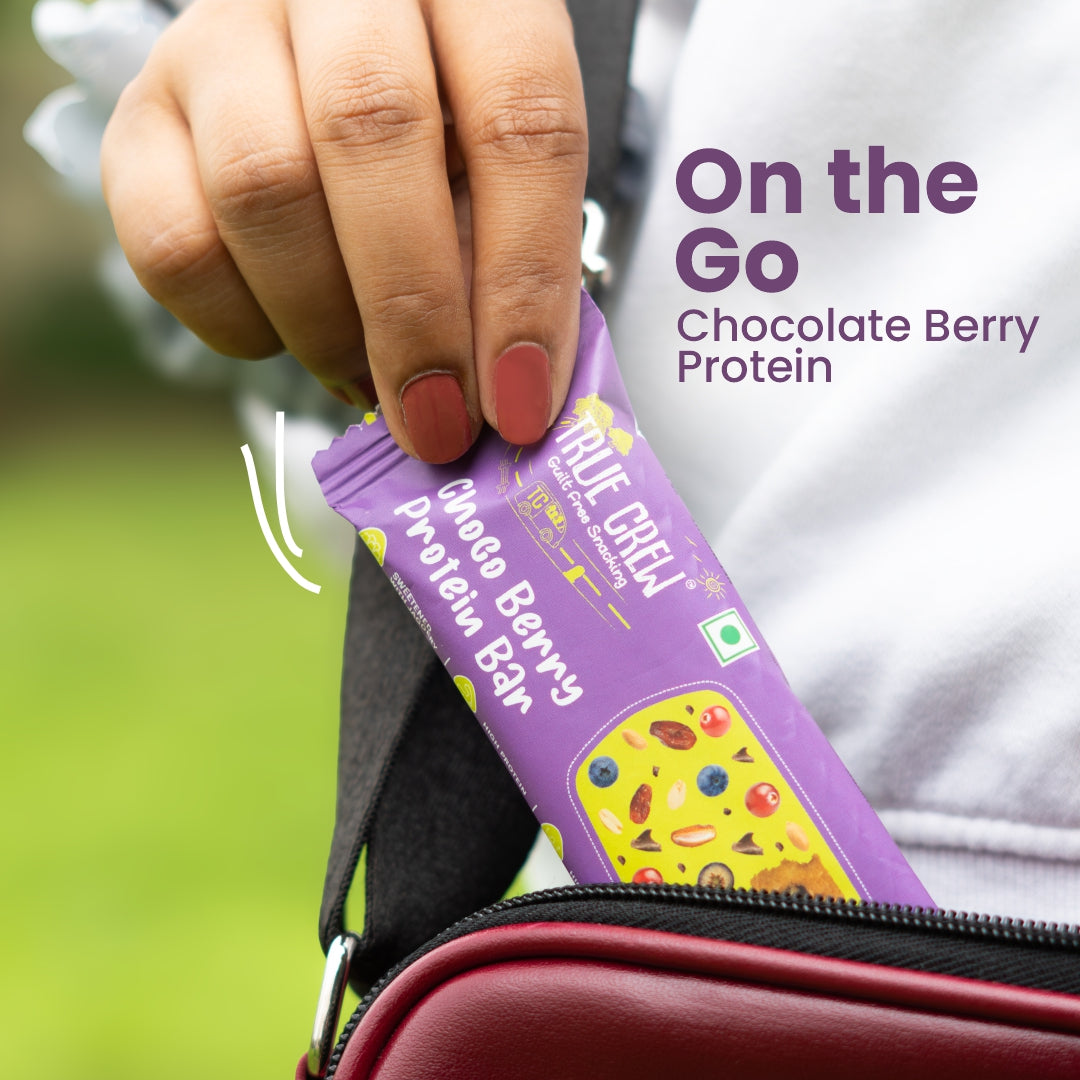 TRUE CREW - Choco Berry Protein Bar, 25 g 25g