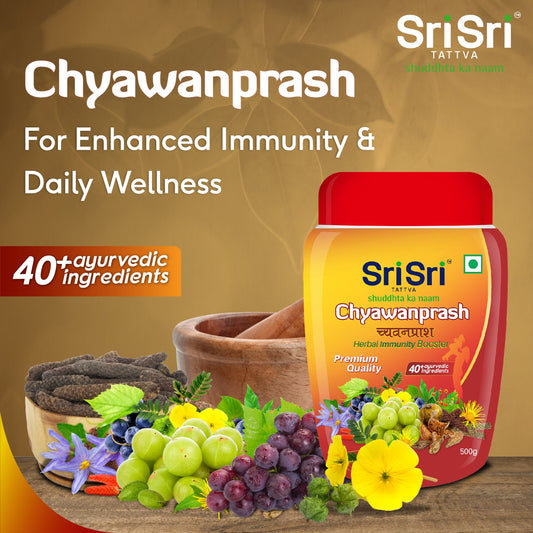 Chyawanprash - Herbal Immunity Booster with 40+ Ayurvedic Ingredients for Better Strength and Stamina, 500 g 500g
