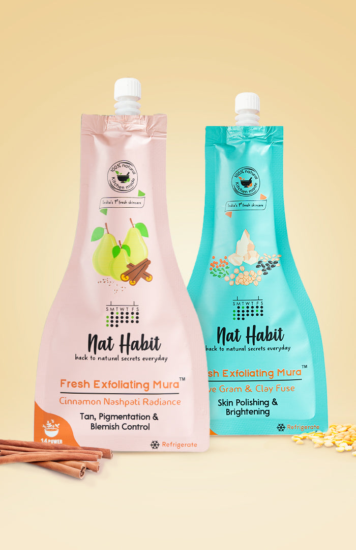 Cinnamon Nashpati & Five Gram Exfoliating Mura 2個セット