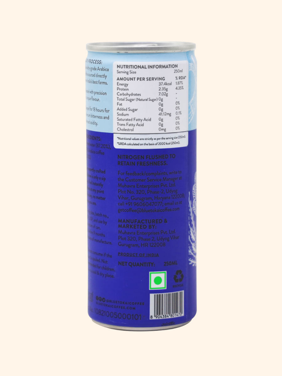 Classic Bold Cold Brew Cans 2 x 250ml