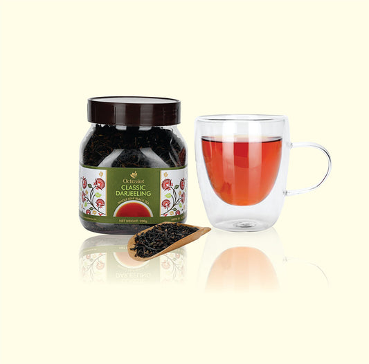 Classic Darjeeling Black Tea Loose Leaf - 200 Gms Jar 200g