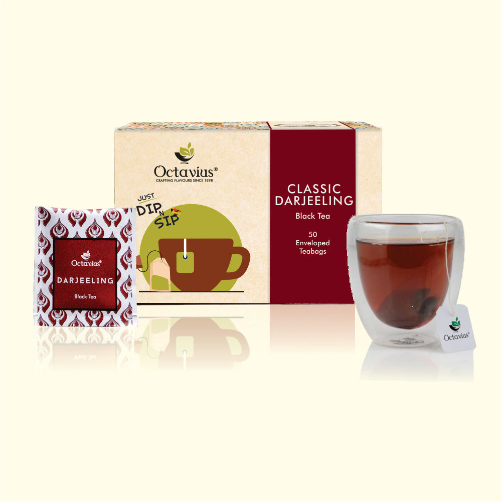 Darjeeling black tea - 50 Enveloped Teabags 250000g