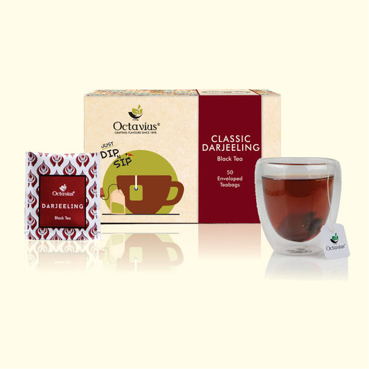 Darjeeling black tea - 50 Enveloped Teabags 250000g