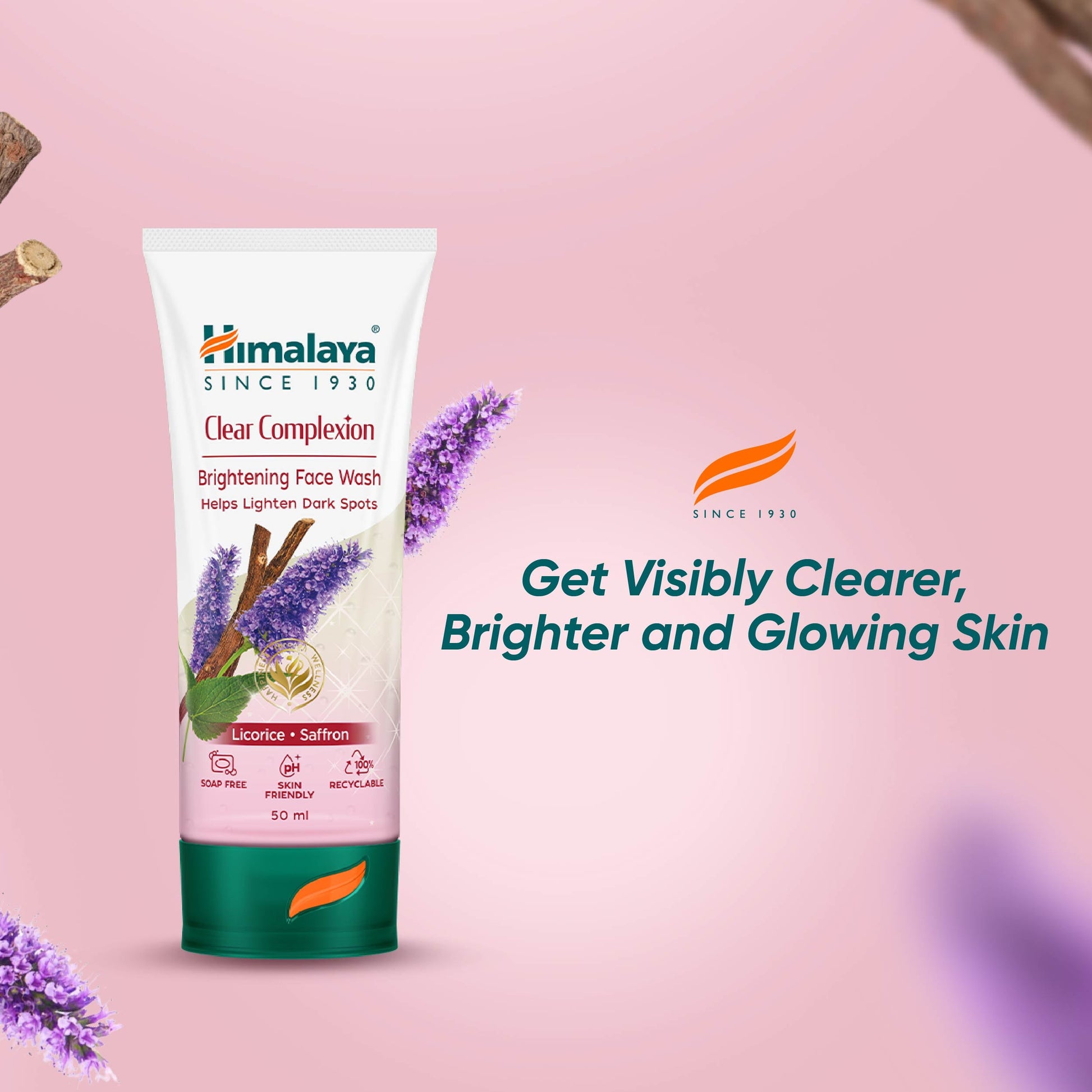 Clear Complexion Brightening Face Wash 50ml