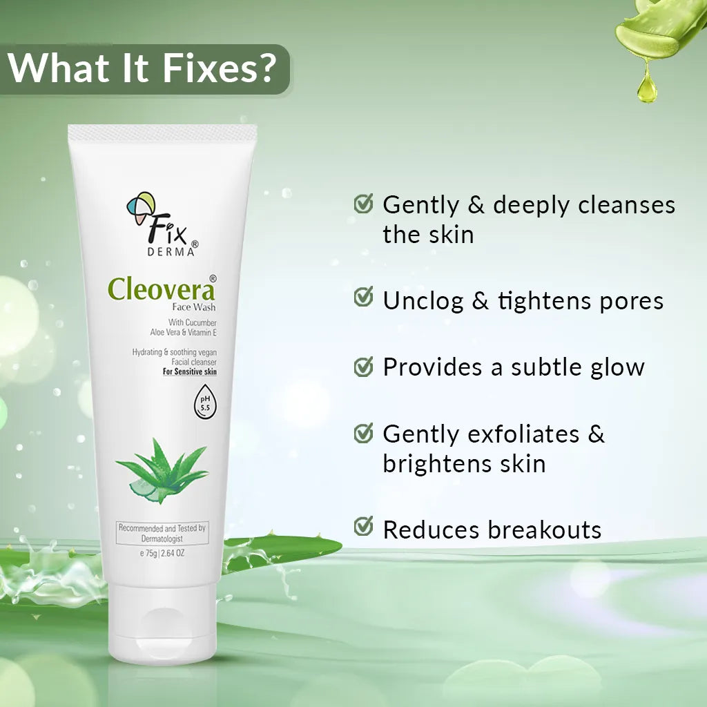 Cleovera & Cucumber Face Wash