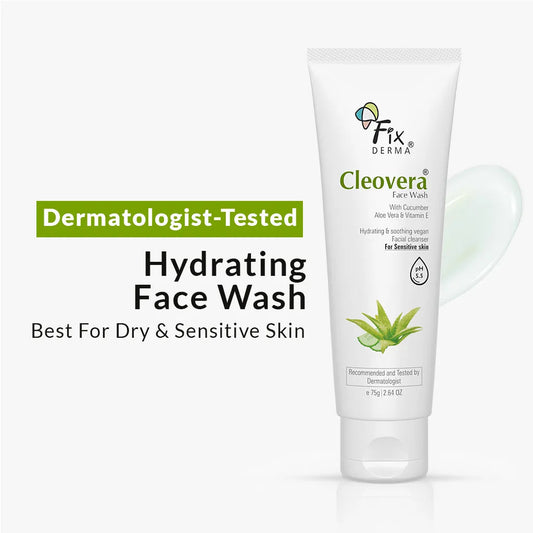【Fixderma】 Cleovera & Cucumber Face Wash｜クレオベラ&キューカンバー フェイスウォッシュ｜75g