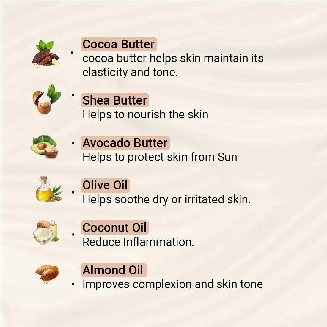 Lab Fresh Cocoa Body Butter with Almond & Coconut Oil for 24hrs Moisturization, Heals Softens Relieves Rough, Dry Skin for Men & Women All Skin Types 190g