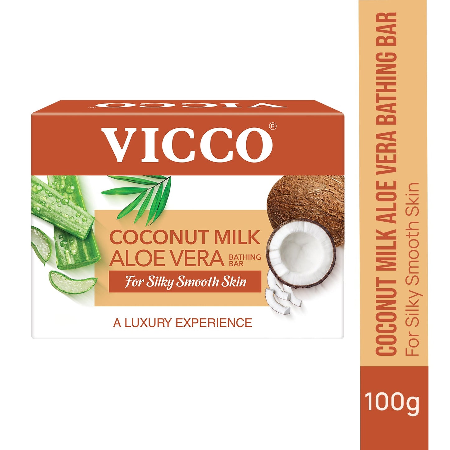 【Vicco】 Coconut Milk & Aloe Vera Bathing Bar｜ココナッツミルク＆アロエベラ バスソープ｜50g