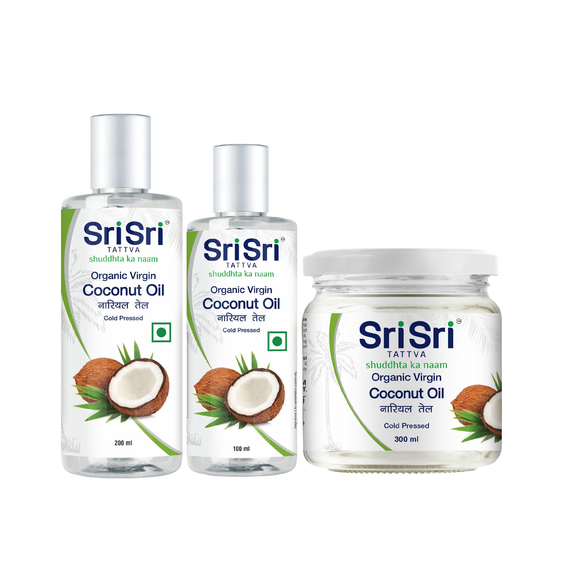 【Sri Sri Tattva】 Coconut Oil Combo｜ ココナッツオイル コンボ｜ 1000g