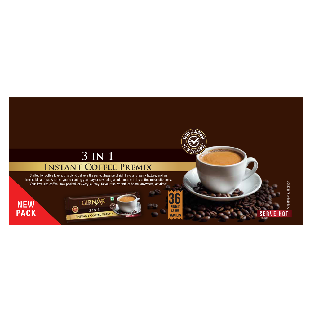 Instant Premix 3 In 1 Coffee 10 Sachets