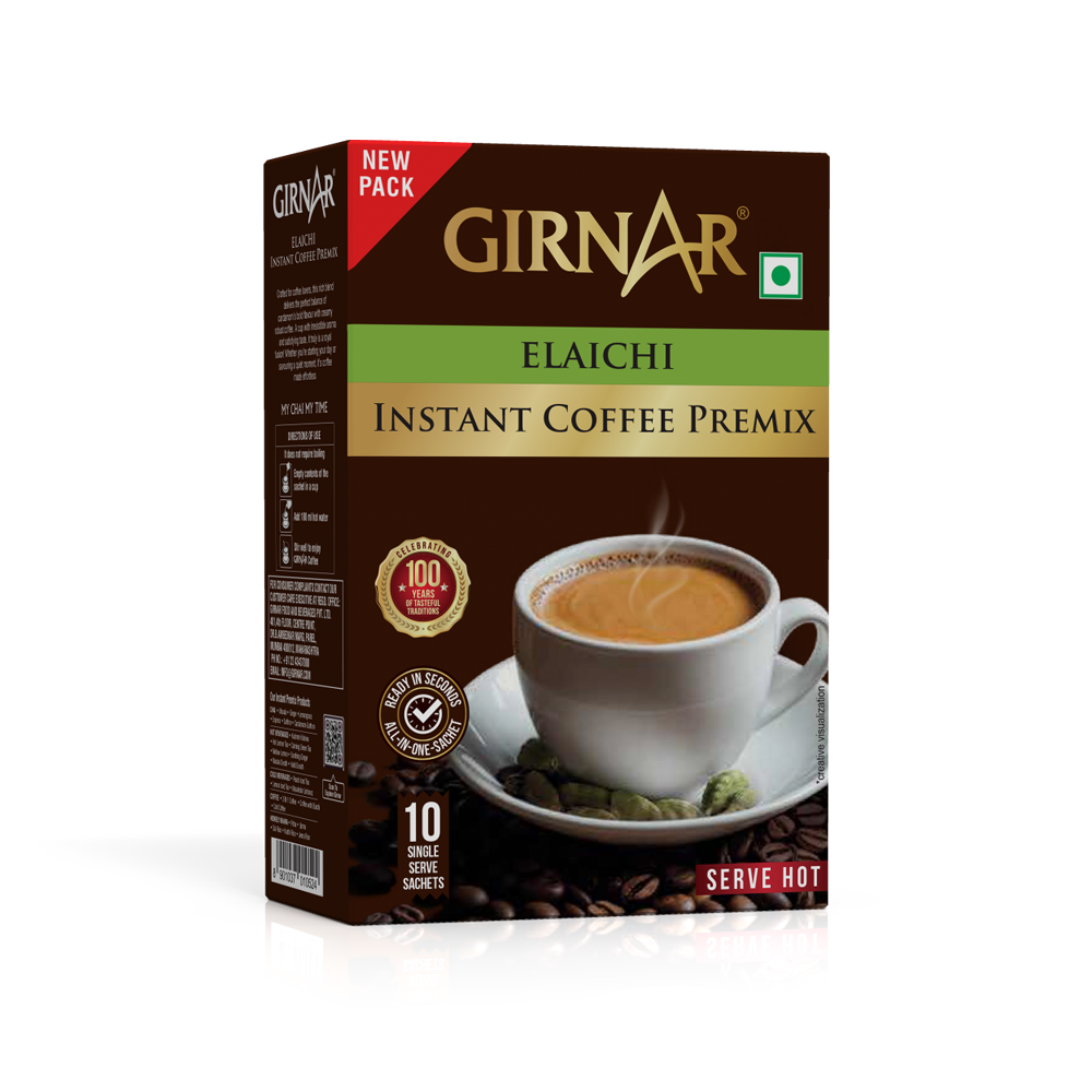 Instant Premix Coffee With Elaichi 10 Sachets