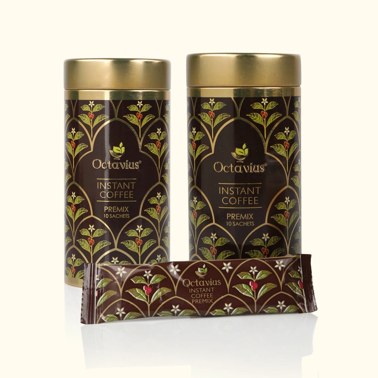 Instant Coffee Premix 10 Sachets - (Tin Can) (PACK OF 2) 10sachets