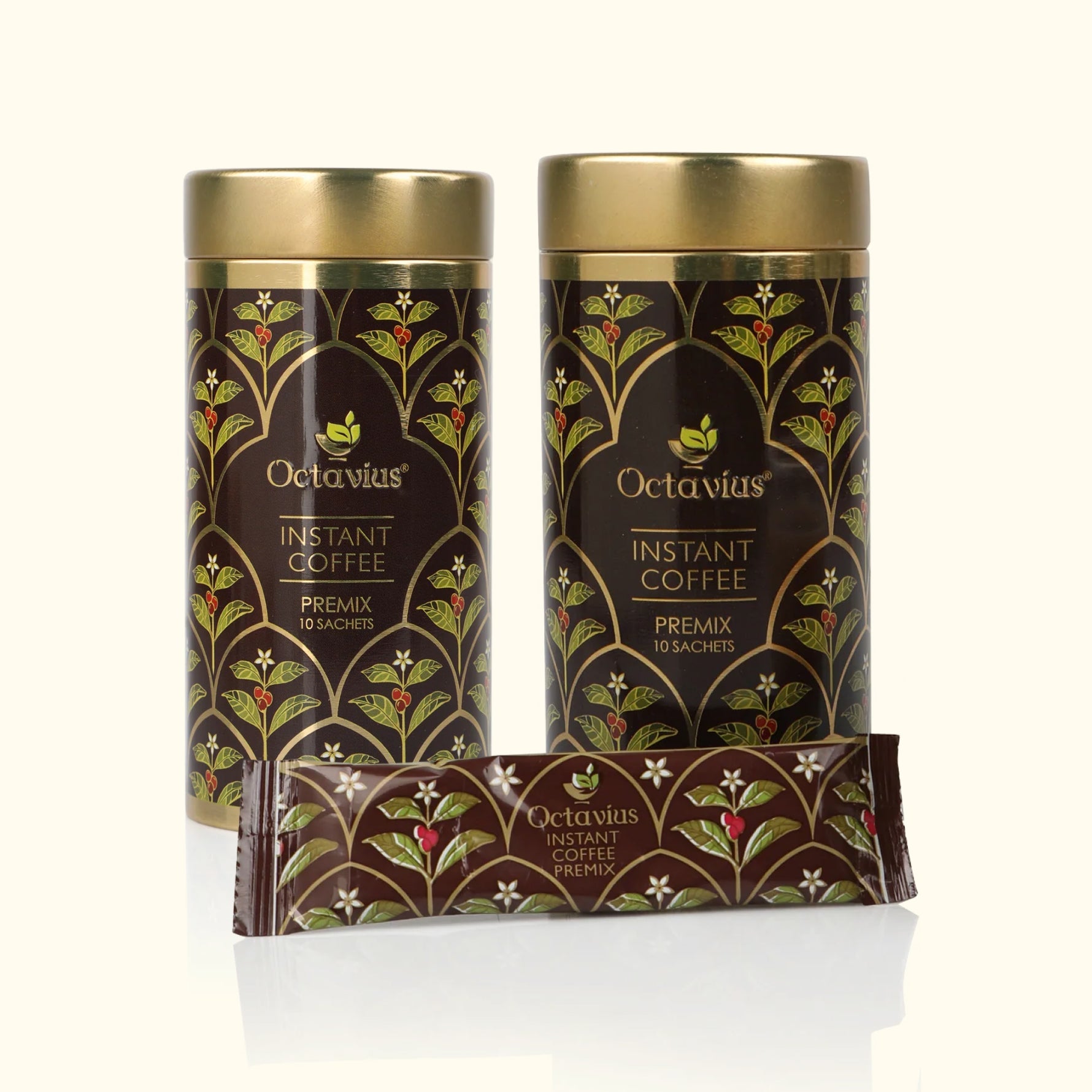 Instant Coffee Premix 10 Sachets - (Tin Can) (PACK OF 2) 10sachets