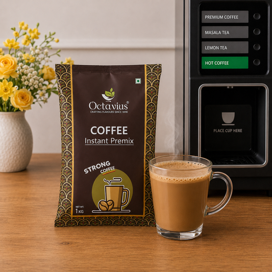 【Octavius】 Instant  Coffee Premix -1kg ( For Vending Machine )｜インスタント Coffee プレミックス｜1kg