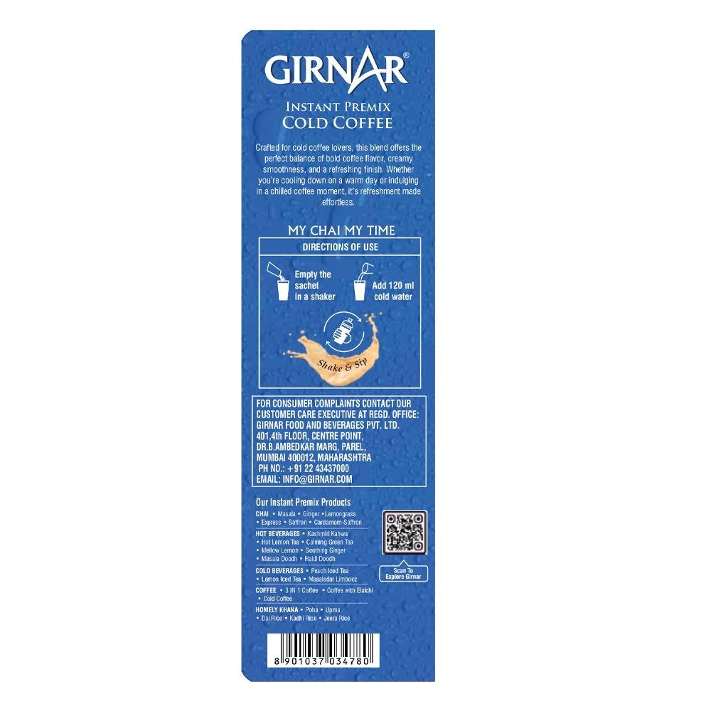 Instant Premix Cold Coffee 10 Sachets