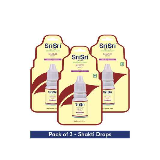 【Sri Sri Tattva】 Shakti Drops Immunity Booster｜ シャクティ ドロップス 免疫ブースター｜ 10ml×3