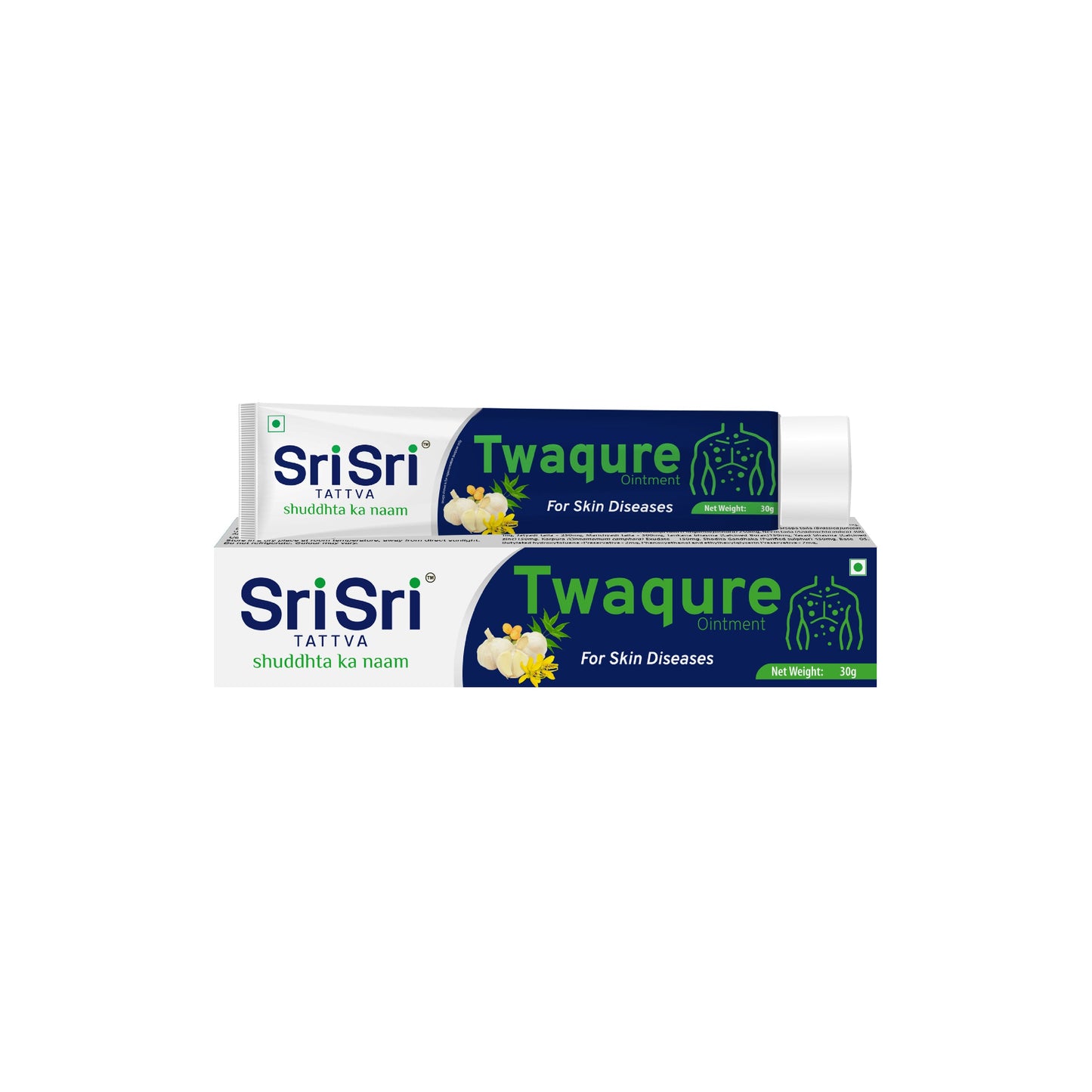 【Sri Sri Tattva】 Twaqure Ointment for Skin Diseases｜ トワクレ 軟膏（皮膚疾患用）｜ 30g