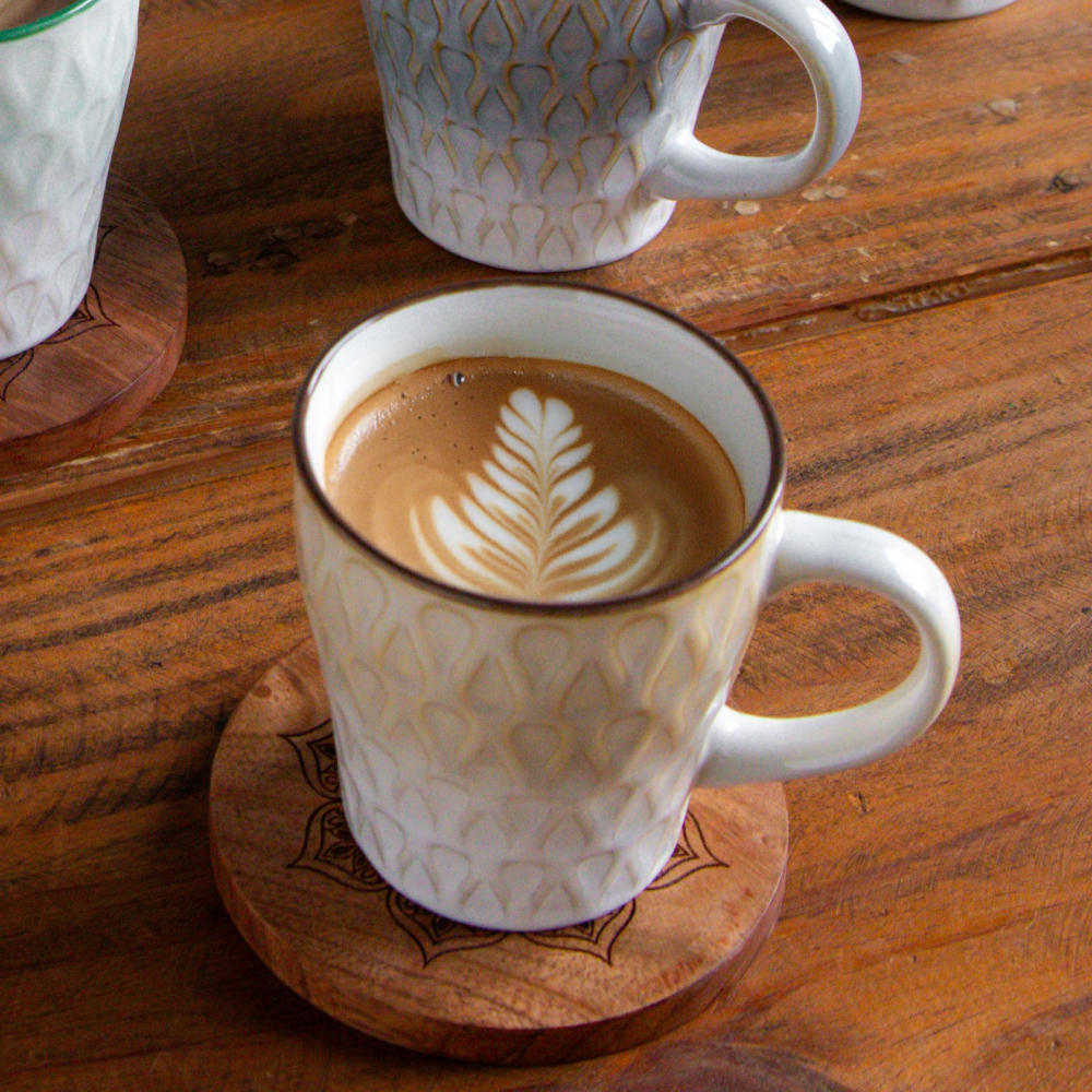 Eterna Leaf Teacup Set (6 pcs) – 180 ml each 6pcs