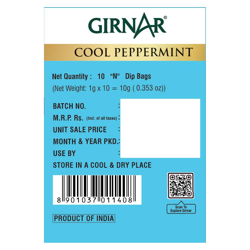Cool Peppermint Herbal Infusion 10 Tea Bags
