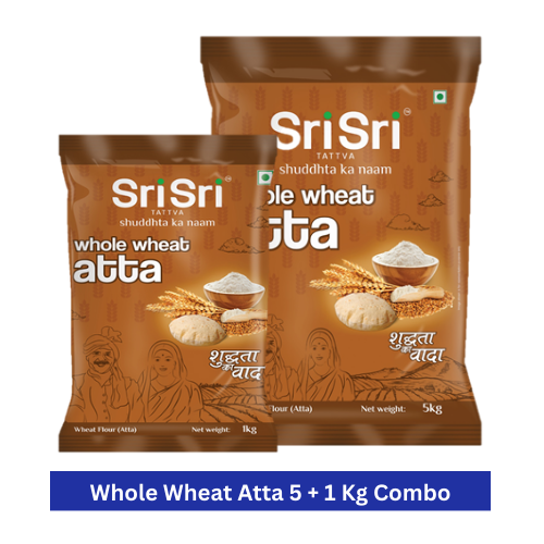 【Sri Sri Tattva】 Whole Wheat Atta｜ 全粒小麦アタ粉｜ 6kg