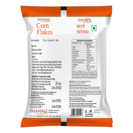Patanjali Corn Flakes Mix (500 g) 35g