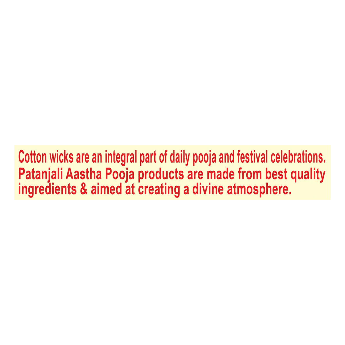 Aastha Cotton Wicks Haldi