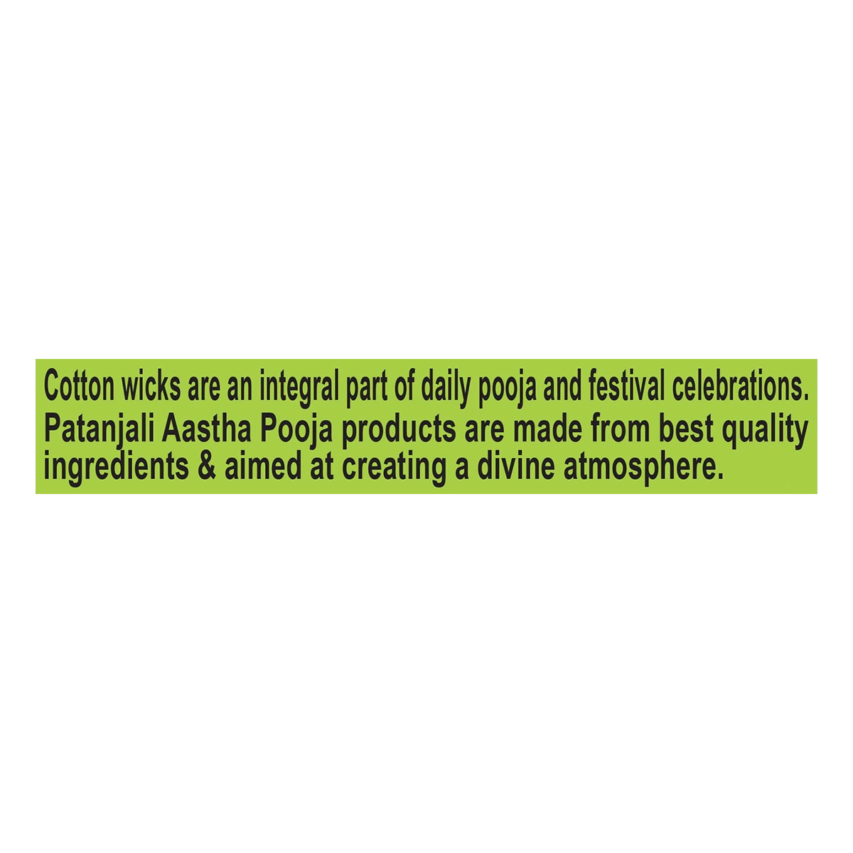 Aastha Cotton Wicks Plain (25 g)