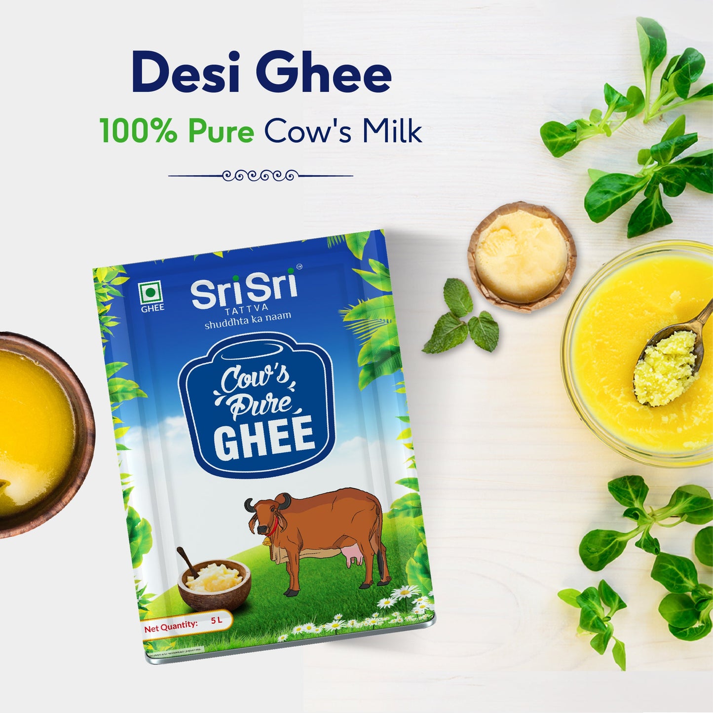 Cow's Pure Ghee, 5 L 5L