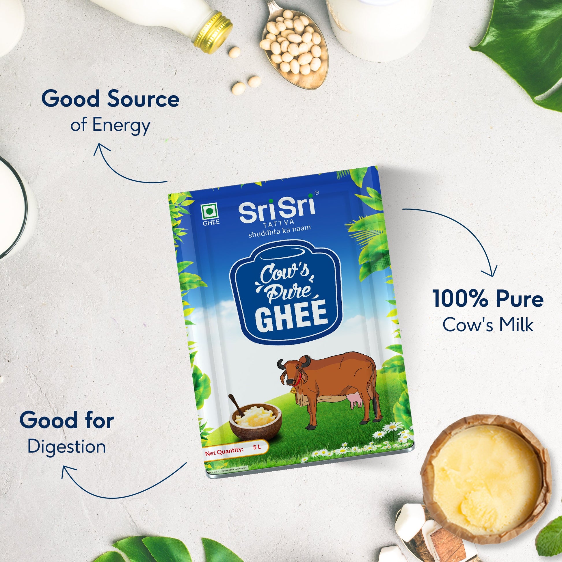 Cow's Pure Ghee, 5 L 5L