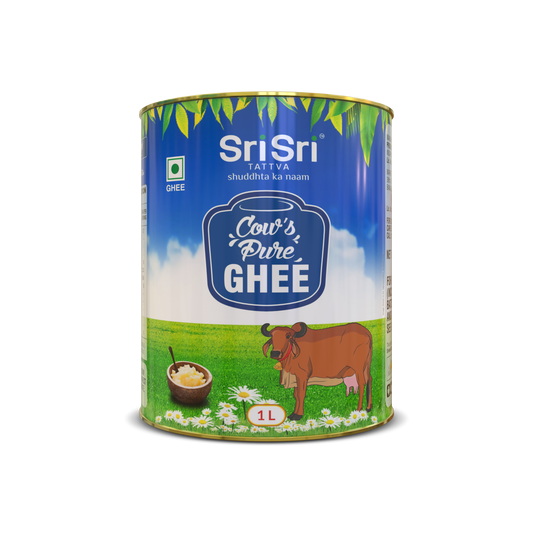 【Sri Sri Tattva】 Cow's Pure Ghee｜ カウズ ピュア ギー｜ 1L