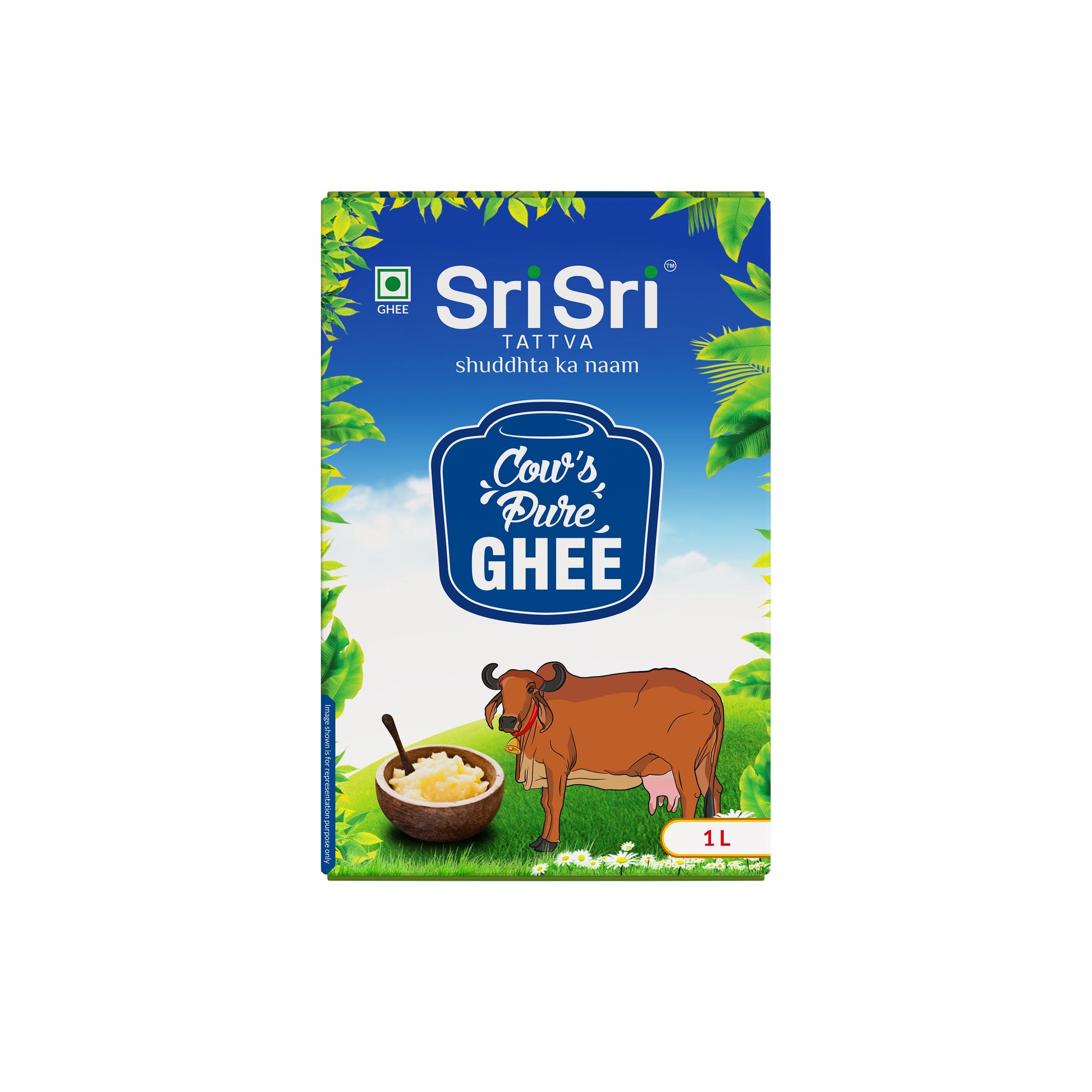 【Sri Sri Tattva】 Cow Pure Ghee｜ カウ ピュア ギー｜ 1L